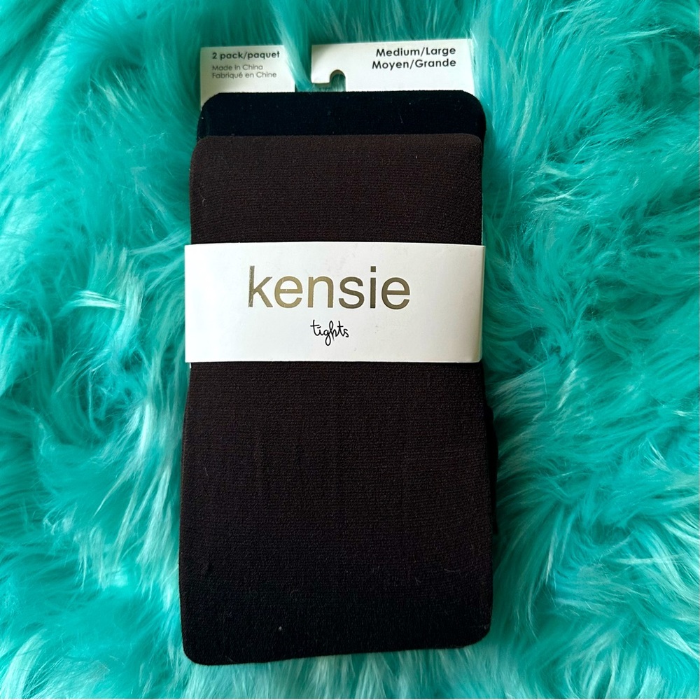 Kensie Women’s Black & Brown Tight Set